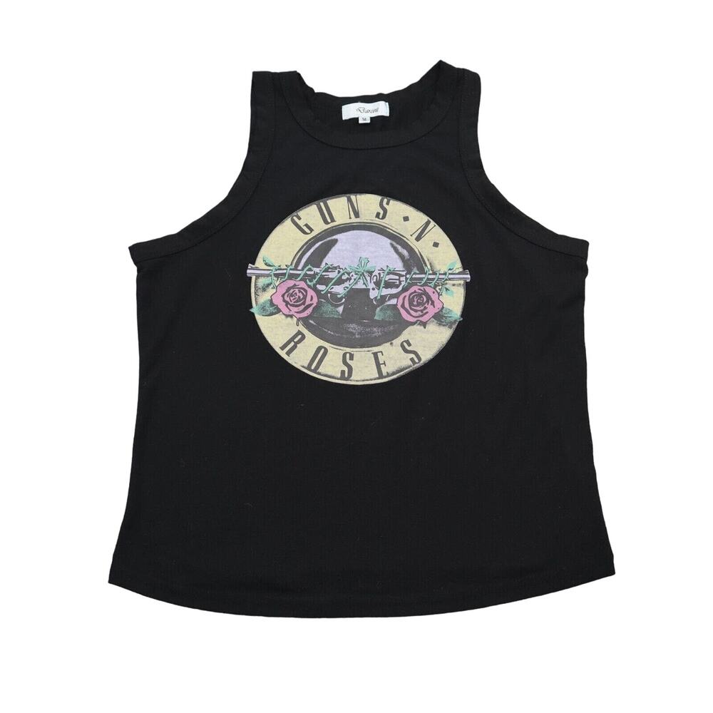 Guns N Roses Shirt Womens M Black Darceil Sleeveless Crew Neck Pullover Tee